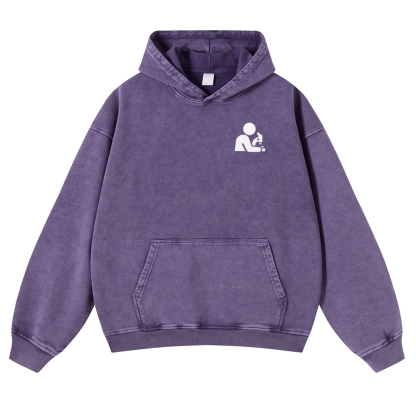 Laboratory Scientist Casual Washed Hoodie