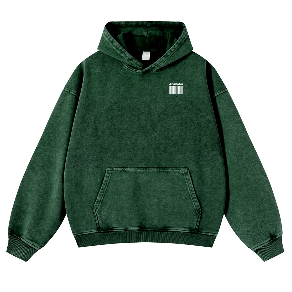 Animator Casual Washed Hoodie