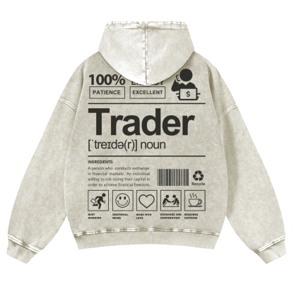 Trader Casual Washed Hoodie