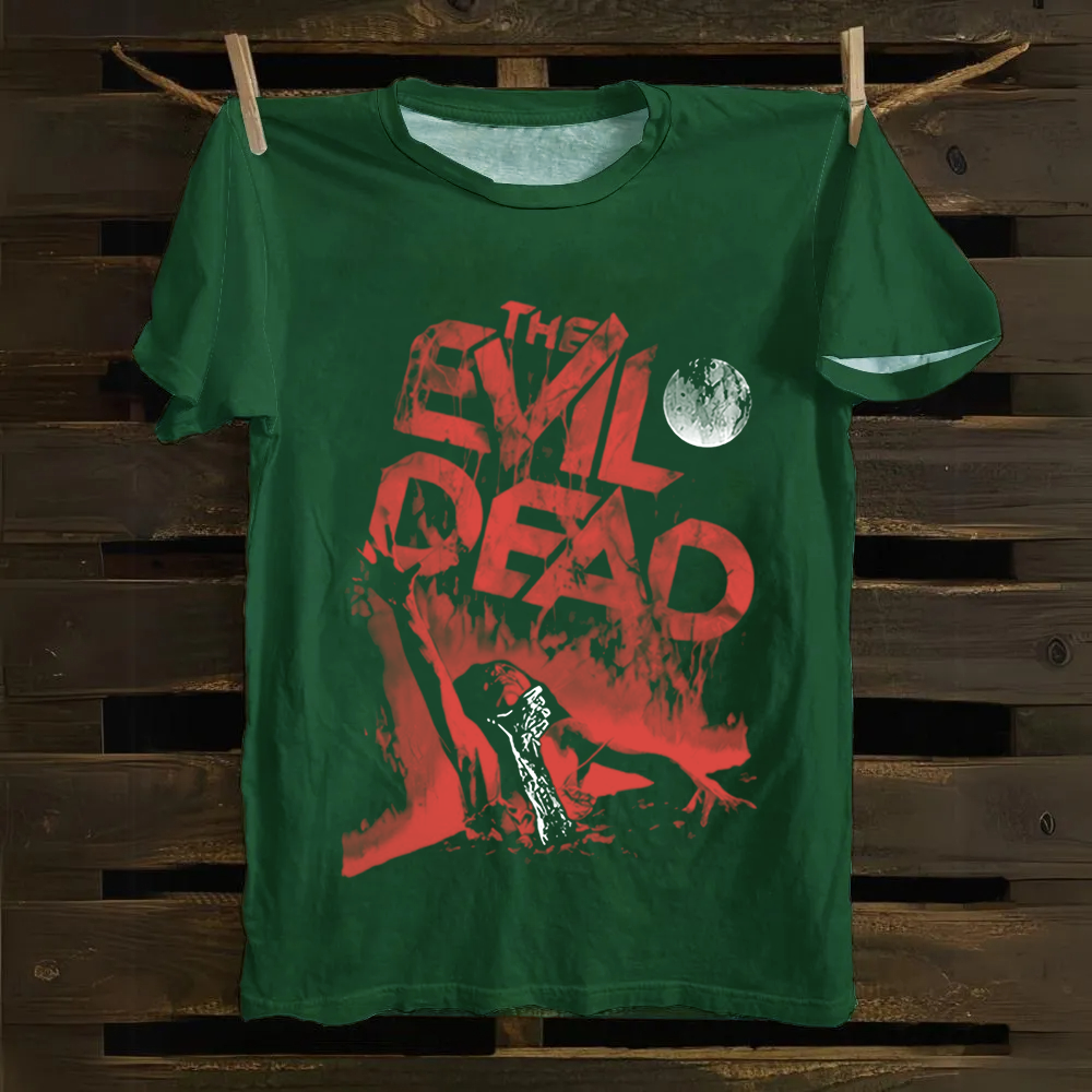 Unisex Vintage Evil Dead Cotton T-Shirt