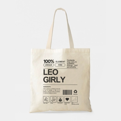 LEO GIRLY Tote Bag