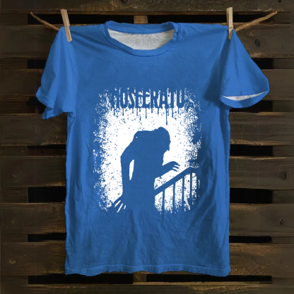 Unisex Vintage  Nosferatu 1922 Horror Movie  Cotton T-Shirt