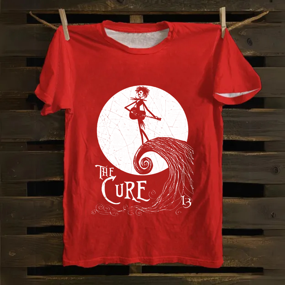 Unisex Vintage  The Cure Band Cotton T-Shirt