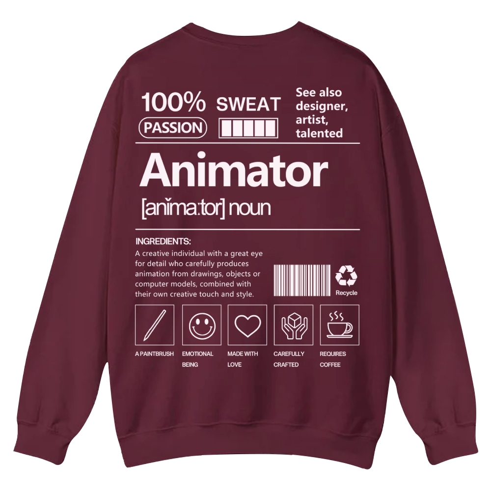 Animator Casual Crewneck Sweatshirt