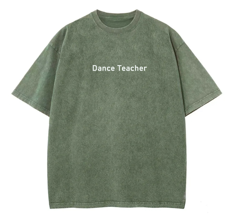 Dance Teacher Unisex Fit Washed T-Shirt wearishow