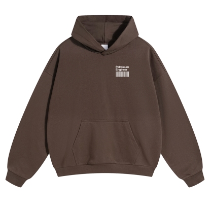 Petroleum Engineer Solid Color Hoodie