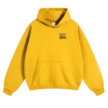 Petroleum Engineer Solid Color Hoodie