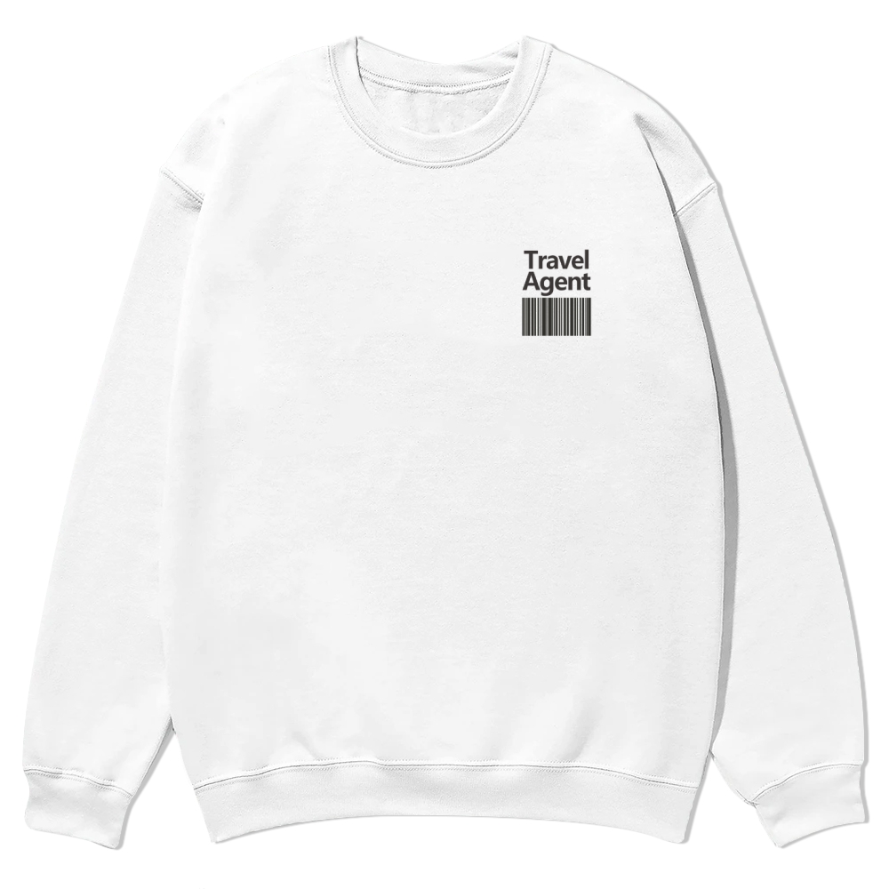 Travel Agent Casual Crewneck Sweatshirt