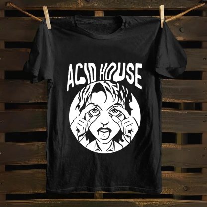 Unisex Vintage Chicago Rock Band  Cotton T-Shirt