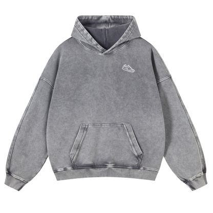 Addcustom Runner Casual Washed Hoodie