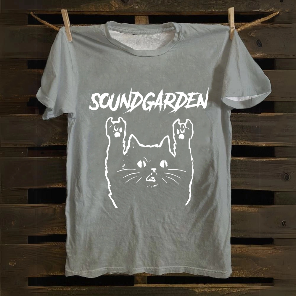 Unisex Vintage  Soundgarden Band  Cotton T-Shirt