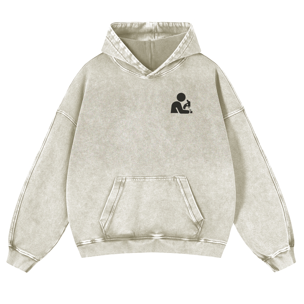 Laboratory Scientist Casual Washed Hoodie