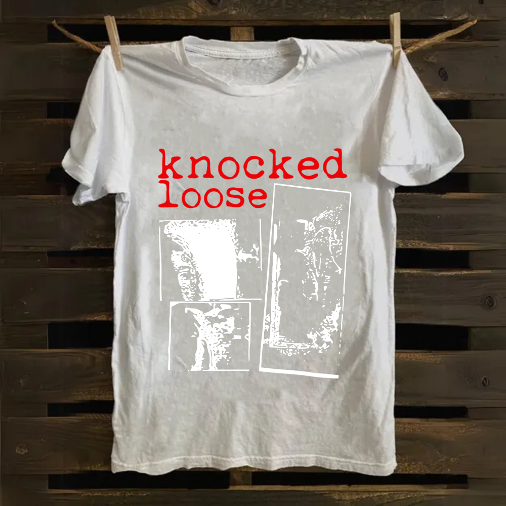 Unisex Vintage Knocked Loose Band Cotton T-Shirt