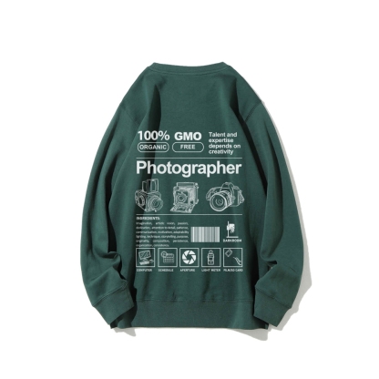 Photographer Casual Crewneck Sweatshirt