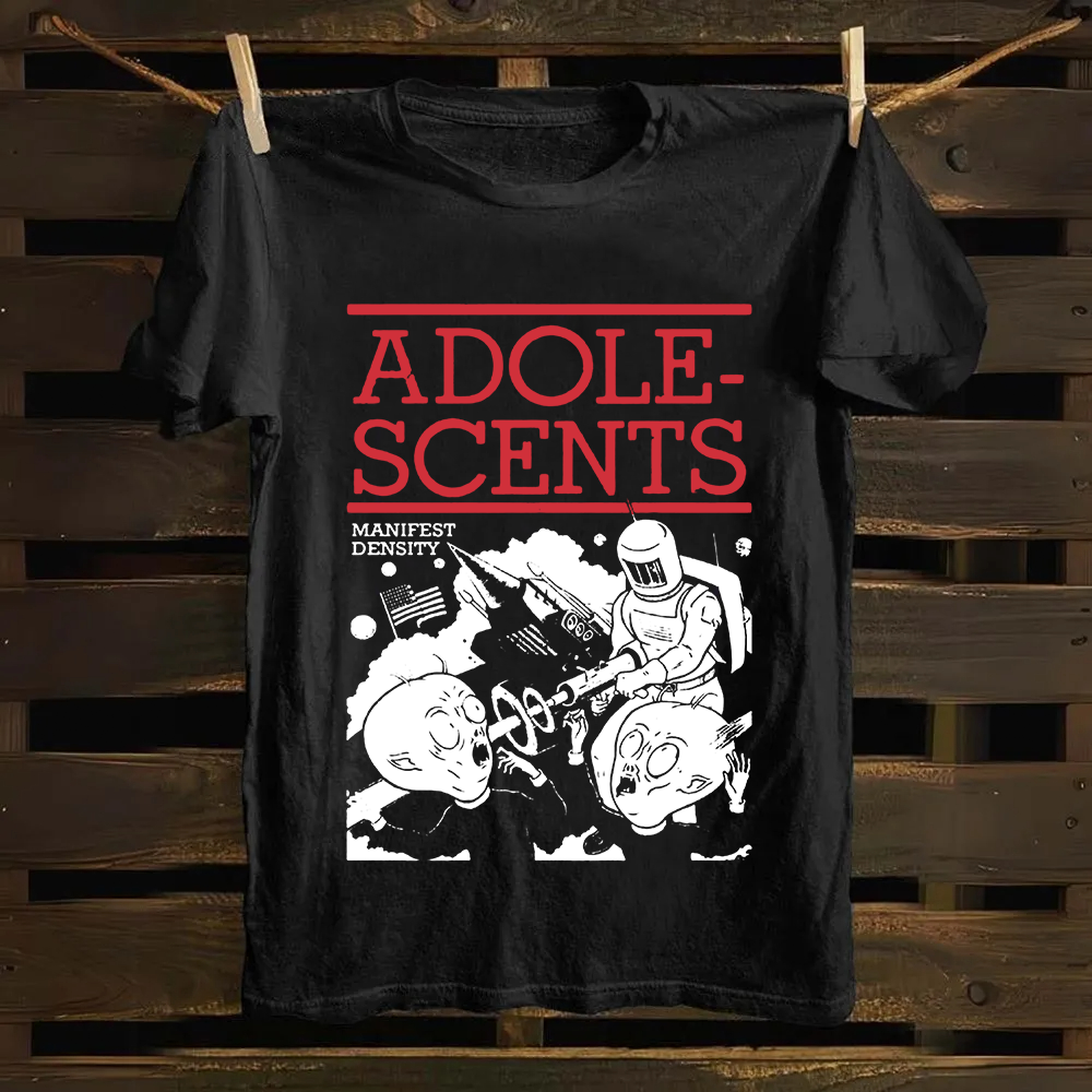 Unisex Vintage  Adolescents Band Cotton T-Shirt