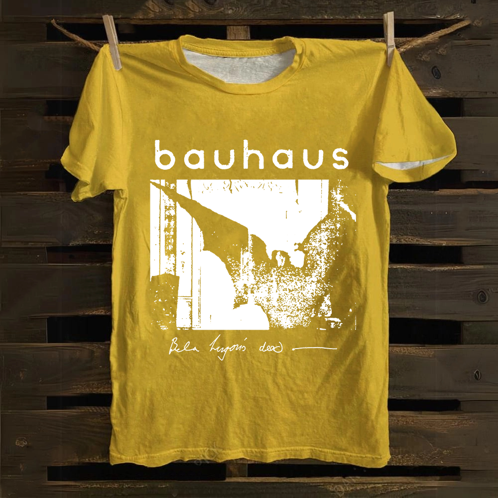 Unisex cotton Bauhaus Rock Band T-Shirt