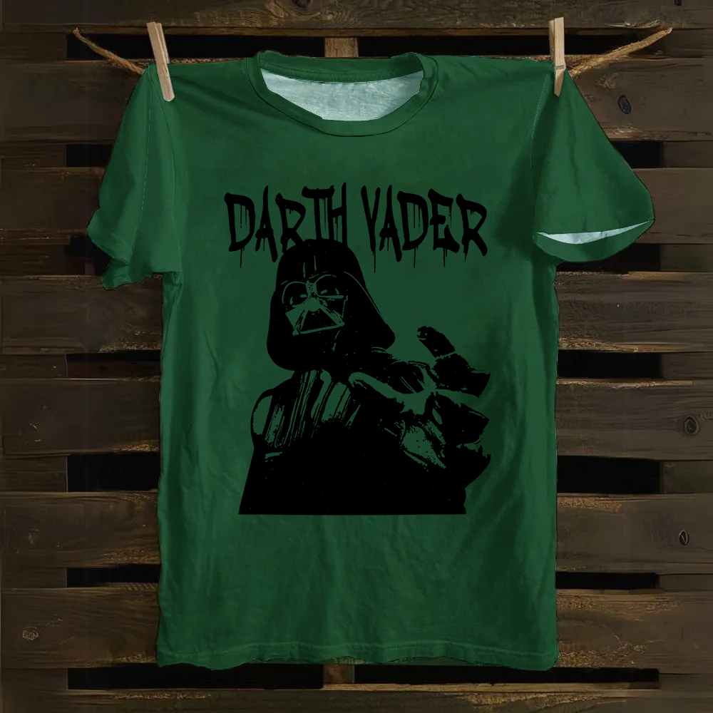 Darth Vader Star Wars Movie Casual Printed Cotton T-Shirt