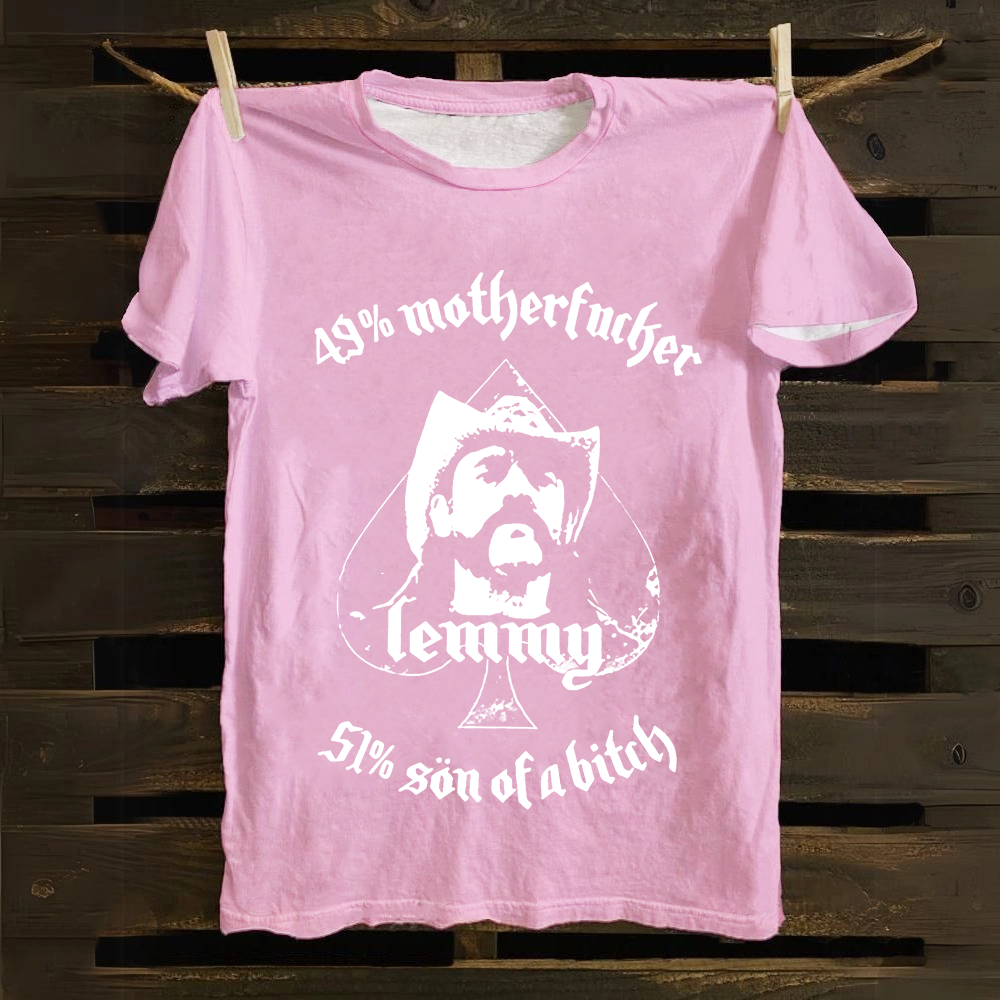  Motörhead Vintage Lemmy Motorhead cotton T-Shirt