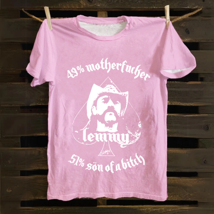  Motörhead Vintage Lemmy Motorhead cotton T-Shirt
