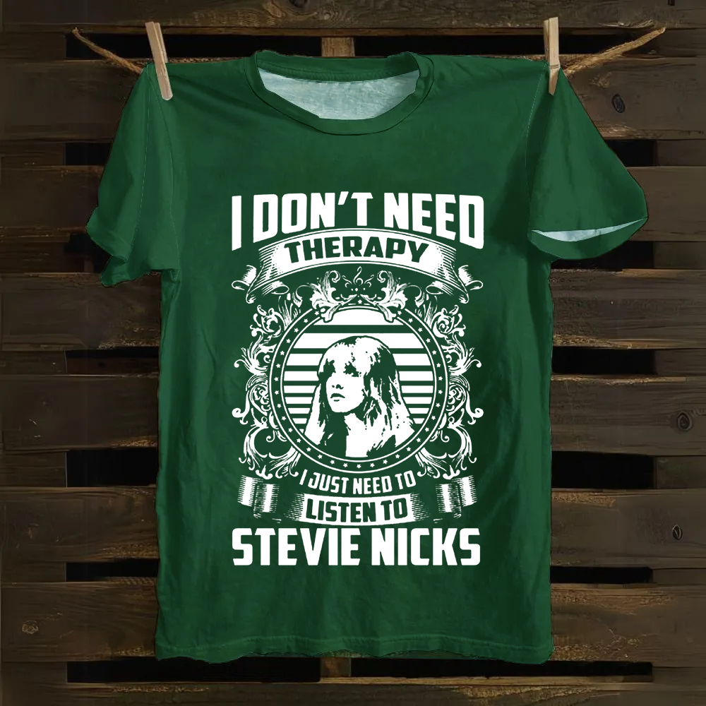 Unisex Vintage Stevie Nicks Singer Cotton T-Shirt