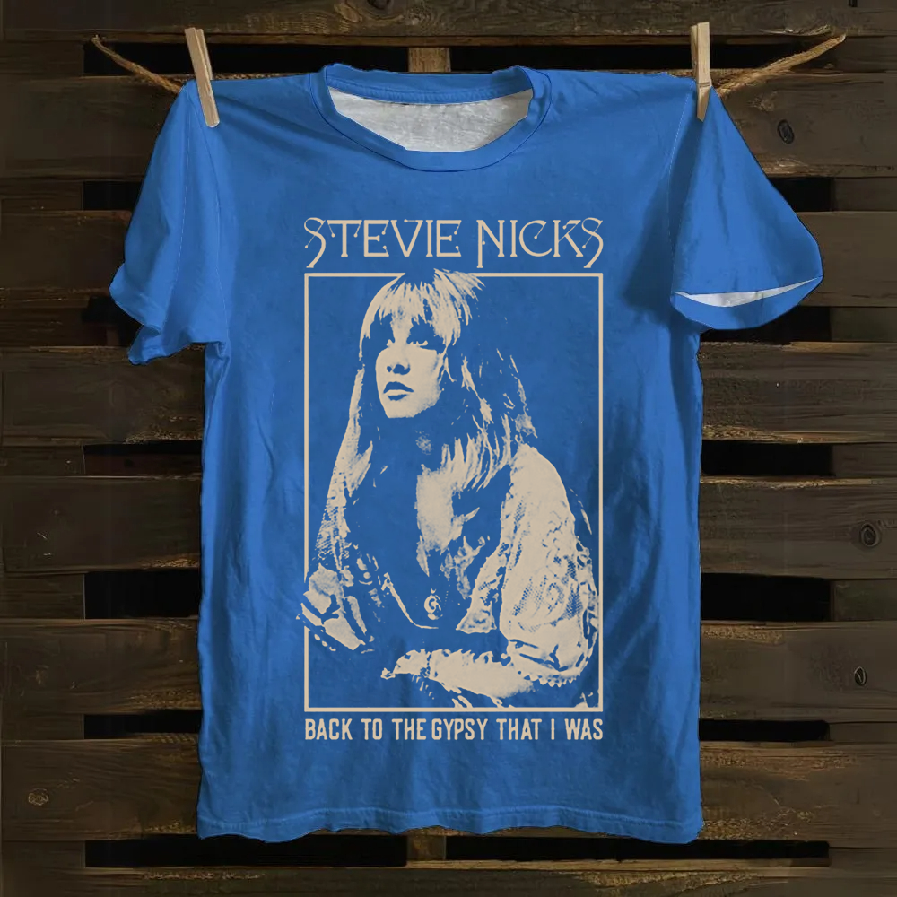 Stevie Nicks Singer Vintage cotton T-Shirt