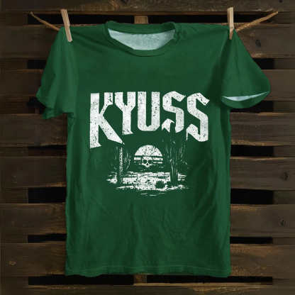 Unisex Vintage  Kyuss Band Cotton T-Shirt
