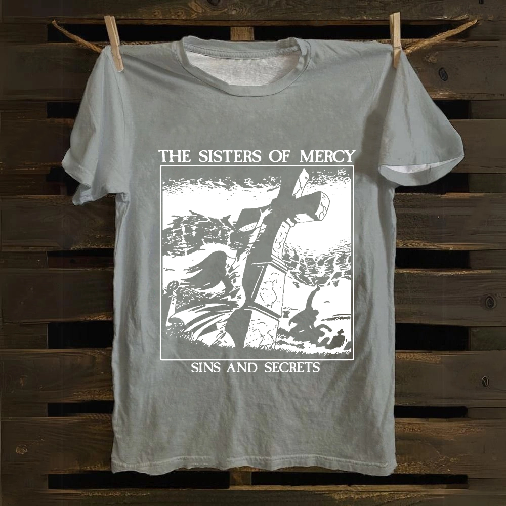 Unisex Vintage The Sisters of Mercy Cotton T-Shirt