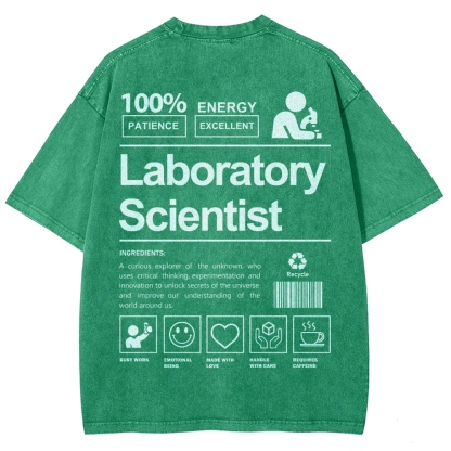 Laboratory Scientist Unisex Fit Washed T-Shirt