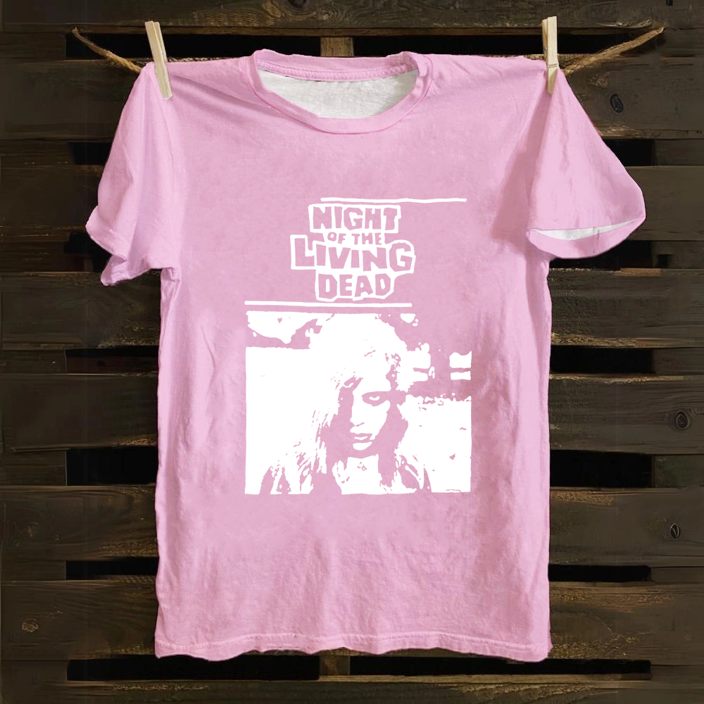 Unisex Vintage  Night of the living dead 1990 horror movie Cotton T-Shirt