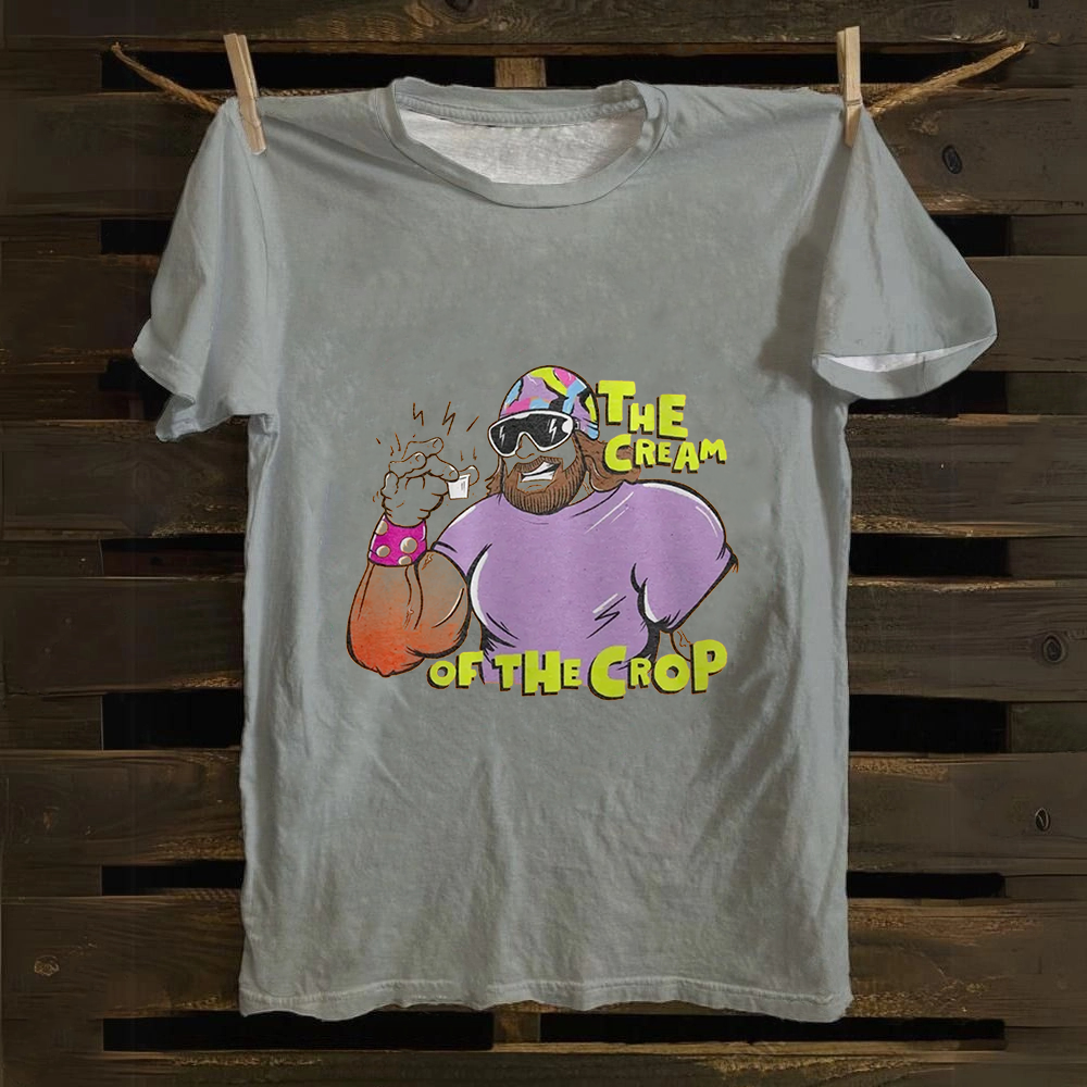 WWE Macho Man-Randy Savage Casual Printed Cotton T-Shirt