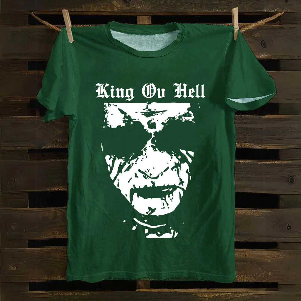 Unisex Vintage  King ov Hell Musicians Cotton T-Shirt