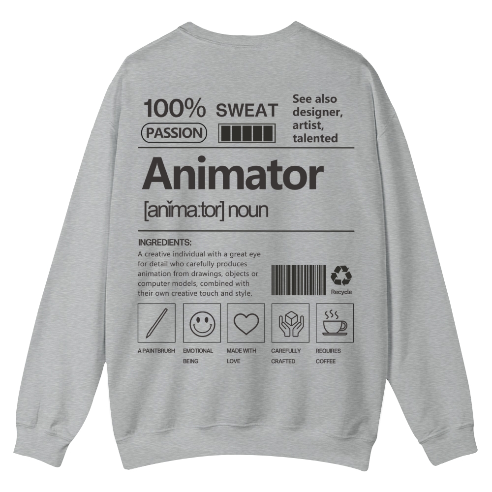 Animator Casual Crewneck Sweatshirt