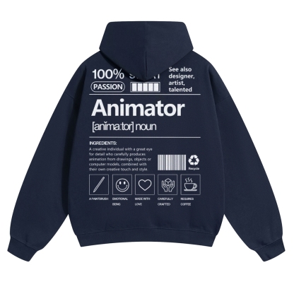 Animator Solid Color Hoodie