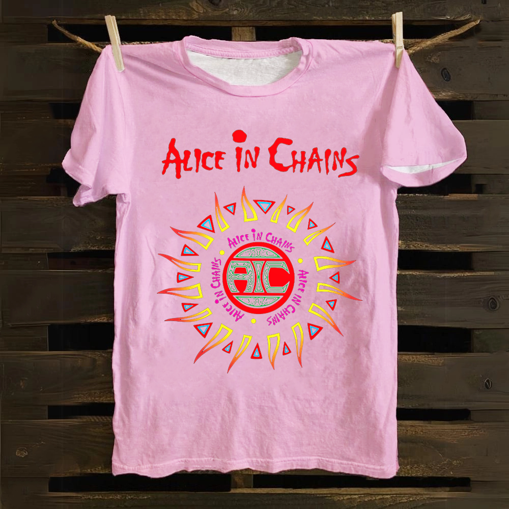 Unisex Vintage Alice in Chains Cotton T-Shirt