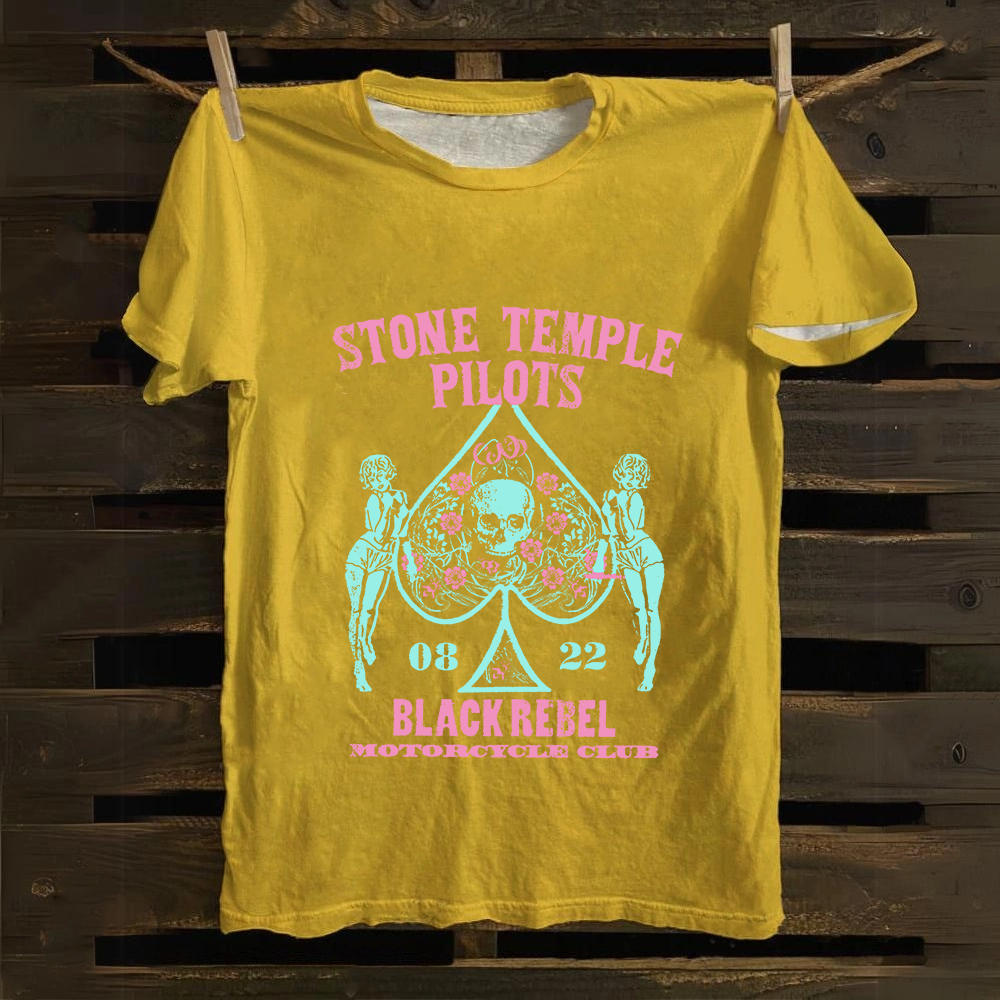 Stone Temple Pilots Band Cotton T-Shirt