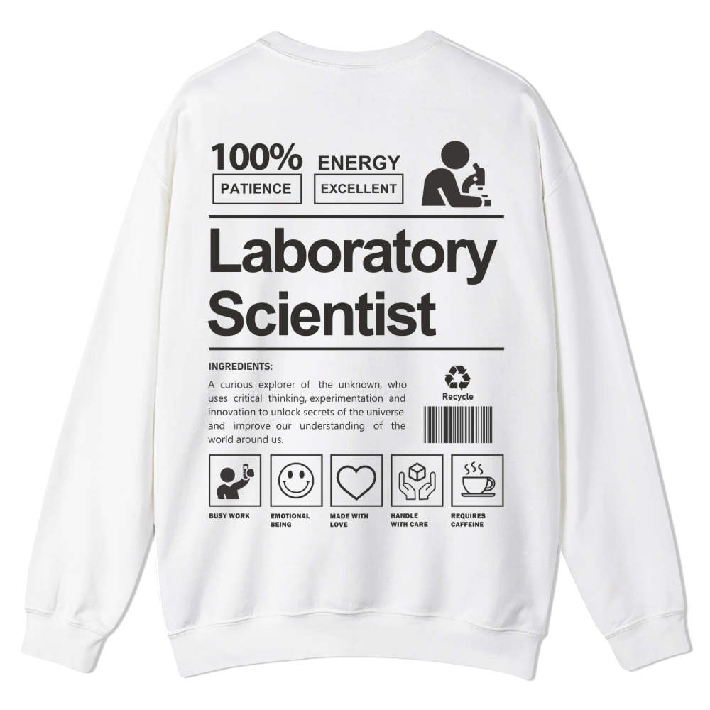 Laboratory Scientist Casual Crewneck Sweatshirt