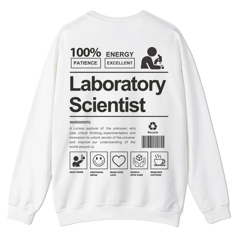 Laboratory Scientist Casual Crewneck Sweatshirt