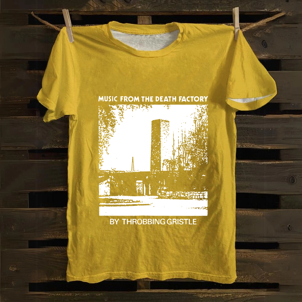 Music From The Death Factory - Throbbing Gristle Band Cotton T-Shirt