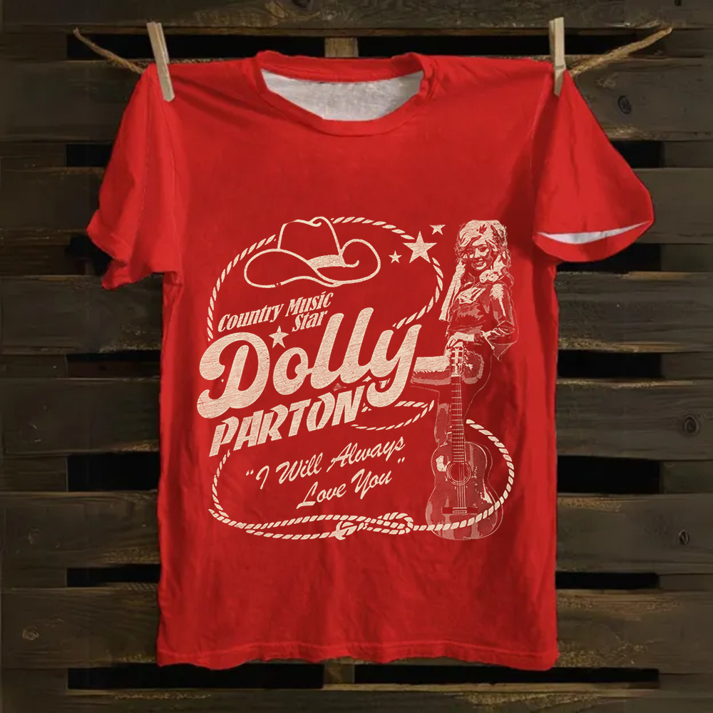 Dolly Parton Singer Cotton T-Shirt