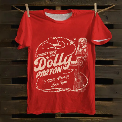 Dolly Parton Singer Cotton T-Shirt