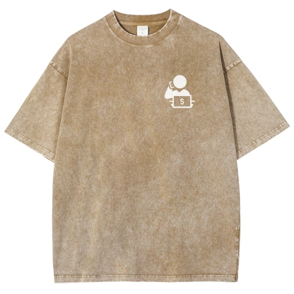 Trader Unisex Fit Washed T-Shirt