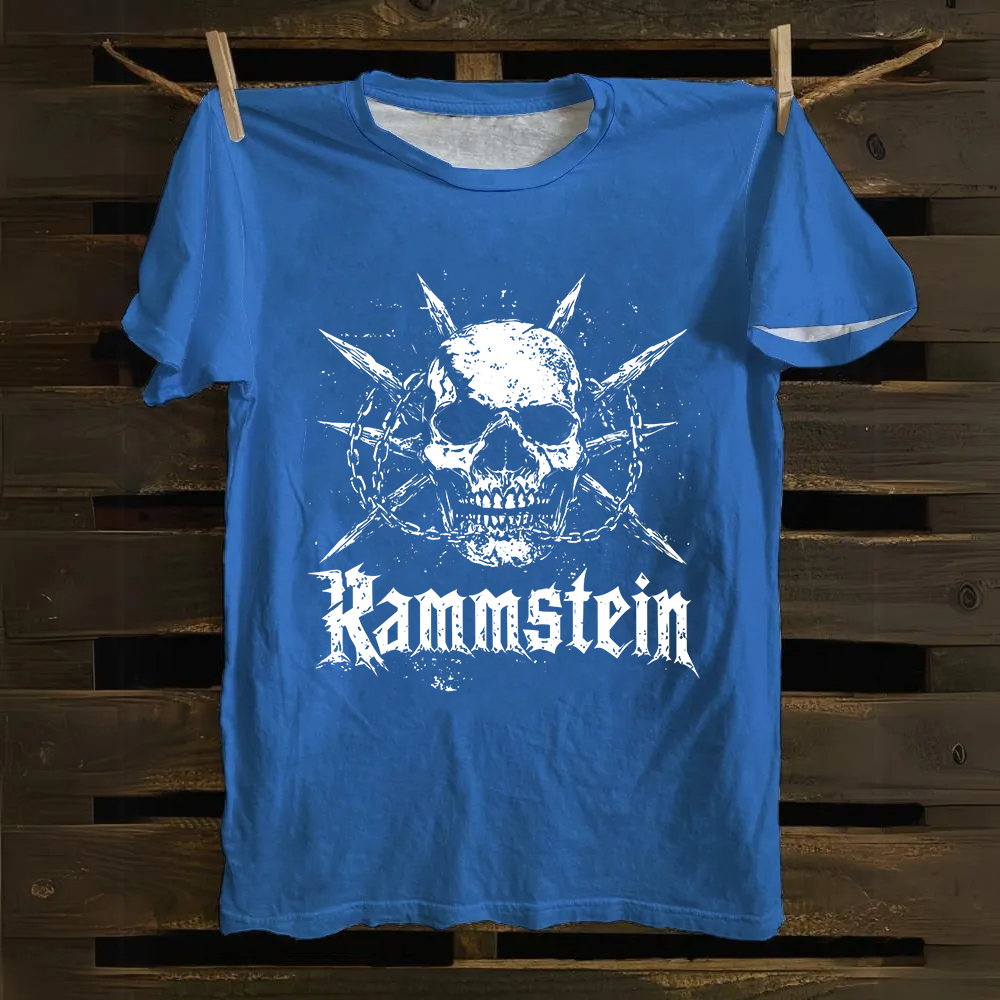 Rammstein Rock Band Vintage cotton T-Shirt