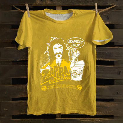 Unisex Vintage Frank Zappa Composer Cotton T-Shirt