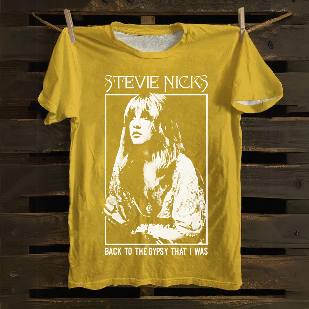 Stevie Nicks Singer Vintage cotton T-Shirt