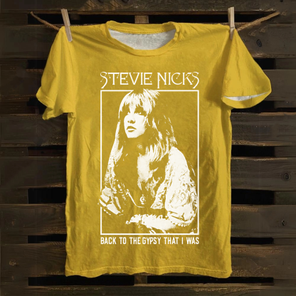 Stevie Nicks Singer Vintage cotton T-Shirt
