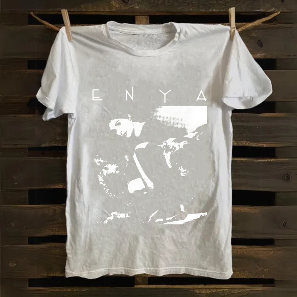 Unisex Vintage  Enya Singer Cotton T-Shirt