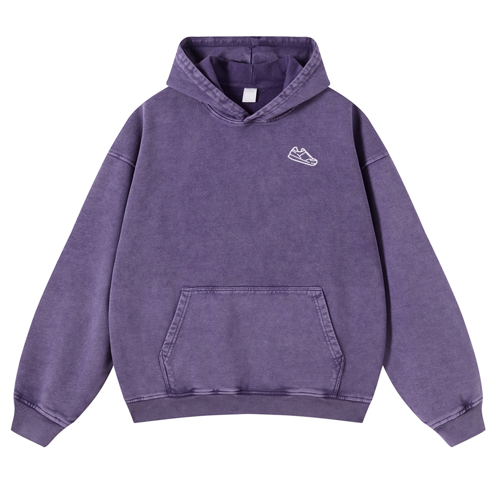 Addcustom Runner Casual Washed Hoodie