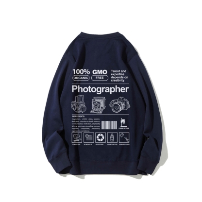 Photographer Casual Crewneck Sweatshirt
