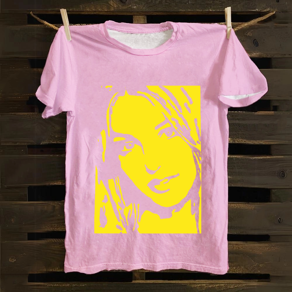 Unisex Vintage  Britney Singer  Cotton T-Shirt