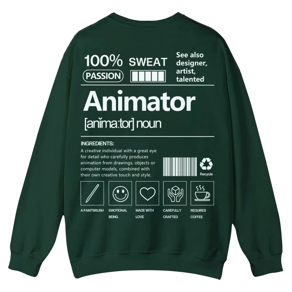 Animator Casual Crewneck Sweatshirt